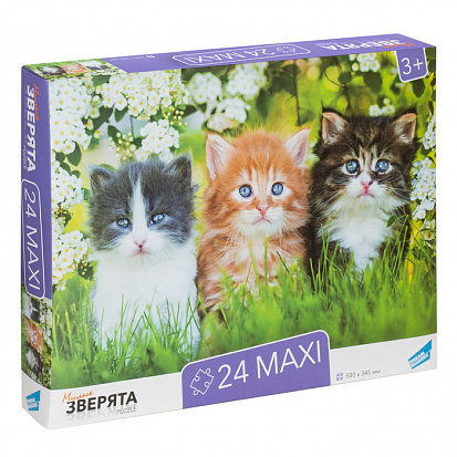 Фото товара RI2402 Игра детская настольная "24 MAXI Зверята"