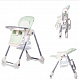 миниатюра CARRELLO CRL-9502 Стульчик для кормления Toffee Aqua Green