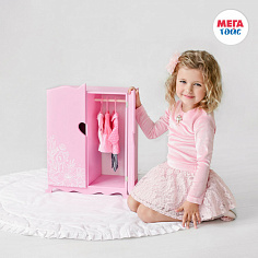 МТ 72419 Шкаф с дизайнерским цветочным принтом (коллекция "Diamond princess" розовый)
