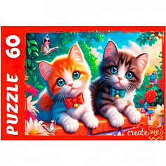 УК60-0223 Пазл 60 Котята с бантиками УК60-0223