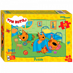 91457 Пазл 35 Три кота (new 2) 91457 Степ /9/