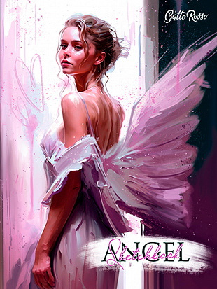 Фото Gatto Rosso. Angel Sketchbook. Angel in Purple