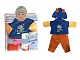 миниатюра Д207Д Одежда для кукол Yale baby.31х23х2 см. BLC207D(48)