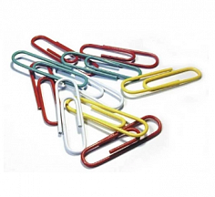 ЛМ-D00135 Скрепки 25мм 100шт цветные Dolce Costo