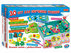Ранок 12120112Р - Учебная игра - 30 игр для обучения чтению