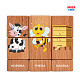 миниатюра МТ 15204 Набор кубиков на оси "Домашние животные" 