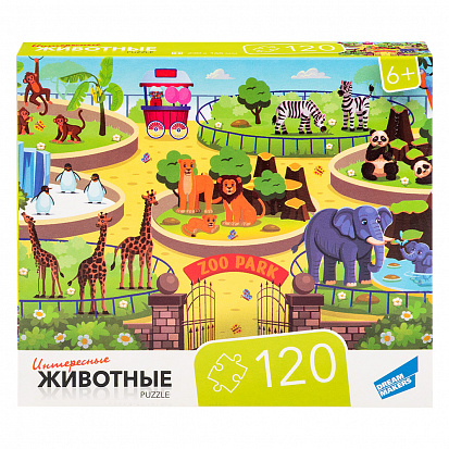 Фото товара RI1209С Пазлы "120 Животные"