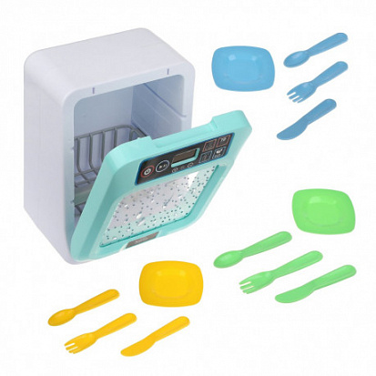 Фото 998-5 Игровой набор Бытовая техника, в комплекте Посудомоечная машина, предметы 14шт, свет, звук, эл