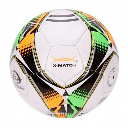 Фото 56410 Мяч футбольный X-Match, 2 слоя PVC, машин.обр., в ассорт.