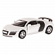 миниатюра 1251264JB ТМ "Автопанорама" Машинка металл. 1:43 Audi R8 GT, белый металлик, инерция, откр. двери, в
