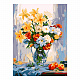 миниатюра LORI Кпн-340 Картина по номерам на картоне 20*28,5 см "Нежный натюрморт"