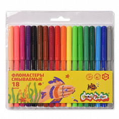 КМ4602723003892 Фломастеры Каляка-Маляка 9 шт. 18 цв. блист. упак. кругл. корп. + 1 фломастер-преобр