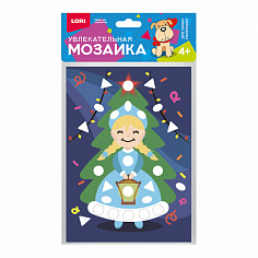 LORI Км-023 Увлекательная мозаика (набор малый) "Снегурочка"