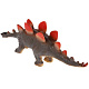 миниатюра ZY624665-IC Игрушка пластизоль динозавр стегозавры 45*9*20см, звук, хэнтэг Играем вместе