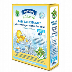 DN84 BABYLINE NATURE Детск.морск.соль д/ванн 500 гр. Чередой 500 г