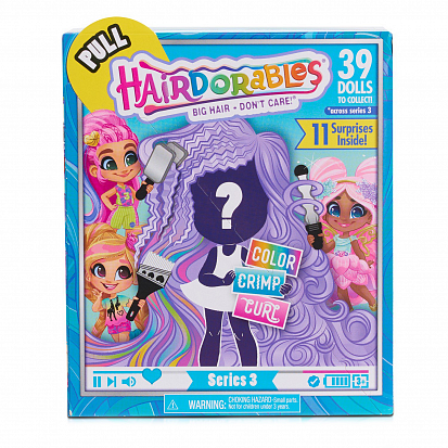 Фото Hairdorables 23725 Кукла-загадка "Яркие вечеринки"