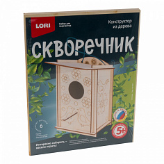 LORI Фн-022 Конструктор из дерева.Скворечник "Синичник"