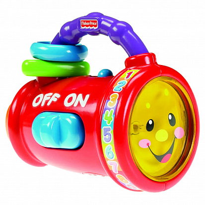 Фото товара БМ Фонарик 63BCD обучающий "Смейся и учись" (рус) Fisher Price