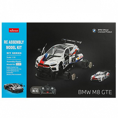97200-RASTAR Машина р/у 1:18 BMW m8 gte конструктор 74 дет. Rastar фото