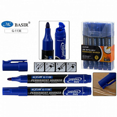 МС-G-113Eсин Маркер перманентный многоразовый СИНИЙ