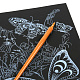 миниатюра 100SCRATCHART-CLR-BUTTERFLY Гравюра 18*24 см бабочки, цветная MultiArt
