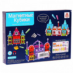 AQ-910 конструктор магнитный со светом 78 дет. русск.яз