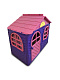 миниатюра Домик детский №1 025500/10 фиолетово-розовый, высота 1200мм, длина 1290мм, ширина 690мм