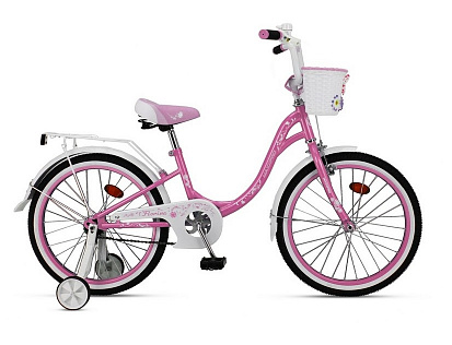Фото FLORINA-N20-3 Велосипед розово-белый