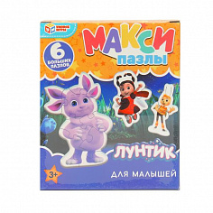 4630395010276 Лунтик. Mакси-пазлы. 6 деталей. 150х180х40 мм. Умные игры