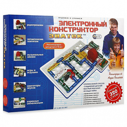 Фото товара 320-Znat/70098 Констр-р эл. Знаток 320схем