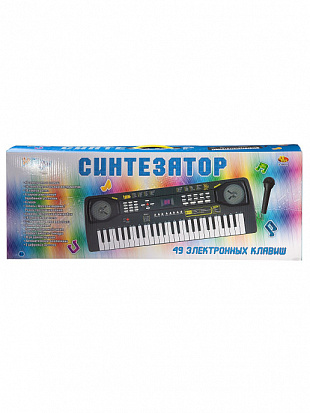 Фото D-00084 Синтезатор (пианино электронное), 49 клавиш, с адаптером