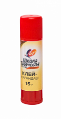 Клей-карандаш ЛУЧ "ШКОЛА ТВОРЧЕСТВА", 15гр. (29С 1736-08) (1/24/192)
