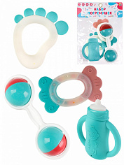 И-9127 Погремушка "Веселые звуки"0+(4 шт, в пакете) ( Арт. И-9127)