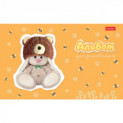 Фото товара 033624 Альбом для рисования ХАТБЕР А5 8 листов "ЗАЙКА МИ", скоба (1/10/100) (8А5B Зайка Ми) (033624)