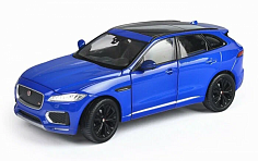 24070W Машинка WELLY 1:24 Jaguar F-Pace, синий
