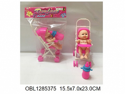 Фото 2011-231 кукла пупс с коляской