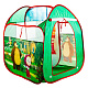 миниатюра GFA-MB-R Детская игровая палатка "играем вместе" "маша и медведь" 83*80*105см в сумке