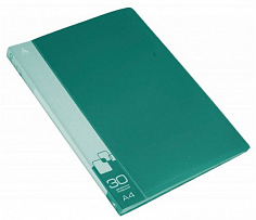 М-816939 Дисплей книга А4 30ф Бюрократ 0,65мм зеленый BPV30GRN