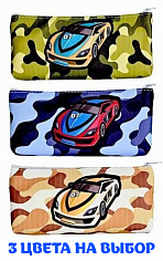 М-9647 Пенал-косметичка CAR 19,5*9*2,5см на молнии, полиуретан