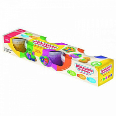 LORI Пт-016 Радужный песок. Набор из 5 цветов по 140 гр, формочка