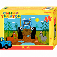 81262 Пазл 60 Синий трактор 81262 Степ