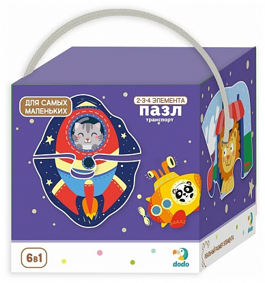 Фото товара Пазл Dodo 6 в 1 300154