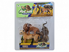 2Y503003 животные дикие 3 шт/пакет