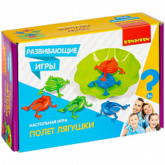 ВВ4515 Развивающие настольные игры Bondibon "ПОЛЕТ ЛЯГУШКИ", BOX