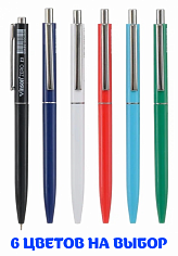 МС-Z3 Ручка шар. автом "VINSON ZERO",клип серебристый 0,7 mm, синий