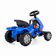 миниатюра ПОЛЕ84644 Каталка-трактор с педалями "Turbo-2" (синяя)