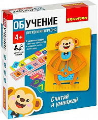 ВВ4832 Обучающие игры Bondibon "СЧИТАЙ И УМНОЖАЙ", обезьянка, BOX