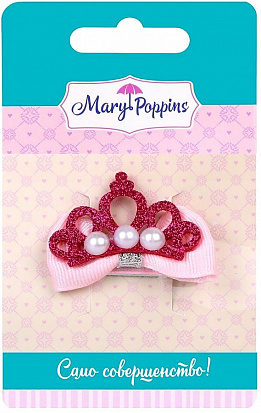 Фото товара 455484 Зажим для волос "Королева", 5,5*3,5 см.