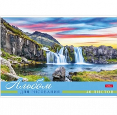 Х-40А4В (085138) Альбом 40л А4 "Ассорти" Выпуск №3 на скобе Hatber