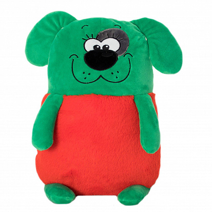 Фото товара 1toy 01ТЗ Собака (45 см) "TALLULA", ЗЕЛЕНЫЙ ПЛЮШ, 45 см